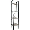 William 4-Tier Bookshelves - Light Oak
