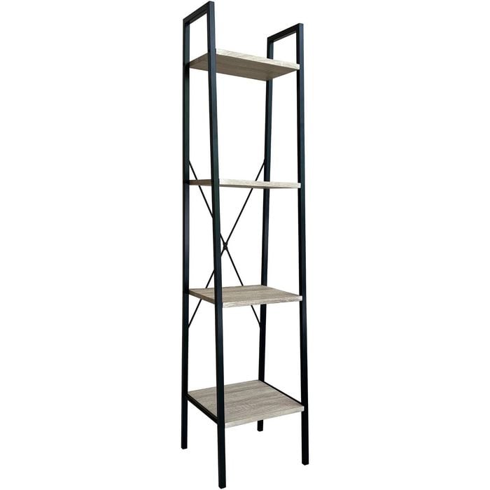 William 4-Tier Bookshelves - Light Oak