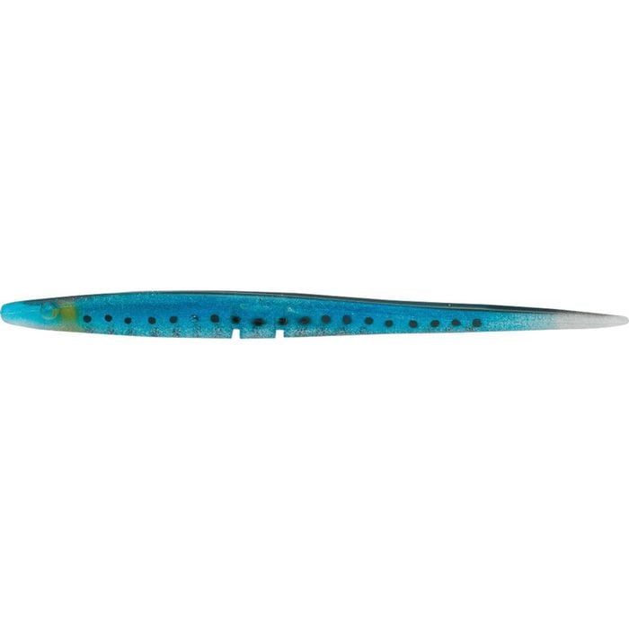 10 Pack of 6 Inch Silstar SlapStix Soft Plastic Fishing Lures - Blue Sardine