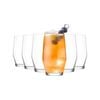 LAV 12 Piece Ella Highball Cocktail Glasses Set - Modern Long Drink Glass Cocktail Tumblers - 495ml