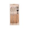 Laguiole Jean Neron 6pc. Fork Set - Olive Wood