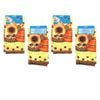 Set Of 4 Microfibre Printed Kithen Towels 40 X 60 Cm Honey Sunflowers