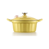 BUYDEEM CP551 Enameled Cast Iron Dutch Oven Yellow