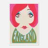 Galrie England Groovy Girl Vintage Poster - Retro 1960s Art for Home Decor, Poster Only, 70 x 100cm (28 x 40inch)