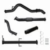 Ignite Exhausts Turbo Back For Mitsubishi Mn Triton 2.5l 3" No Cat With Hotdog Black Aluminised Steel