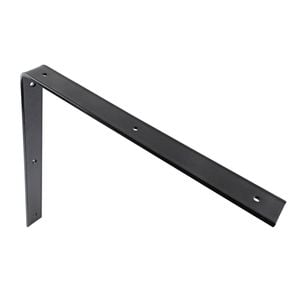 Carinya 380 x 380mm Black Angle Bracket