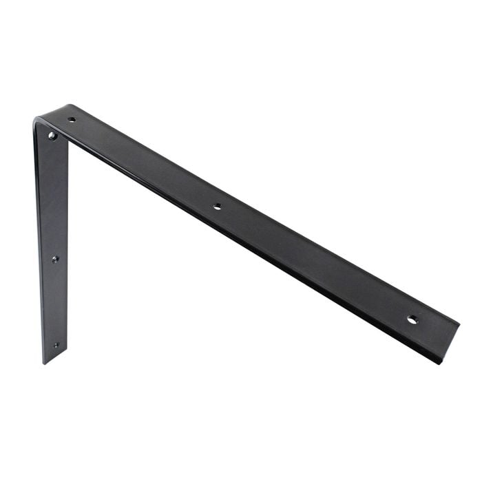 Carinya 380 x 380mm Black Angle Bracket