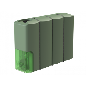 Promax 5000L Mist Green Slimline Water Tank & Pump Combo