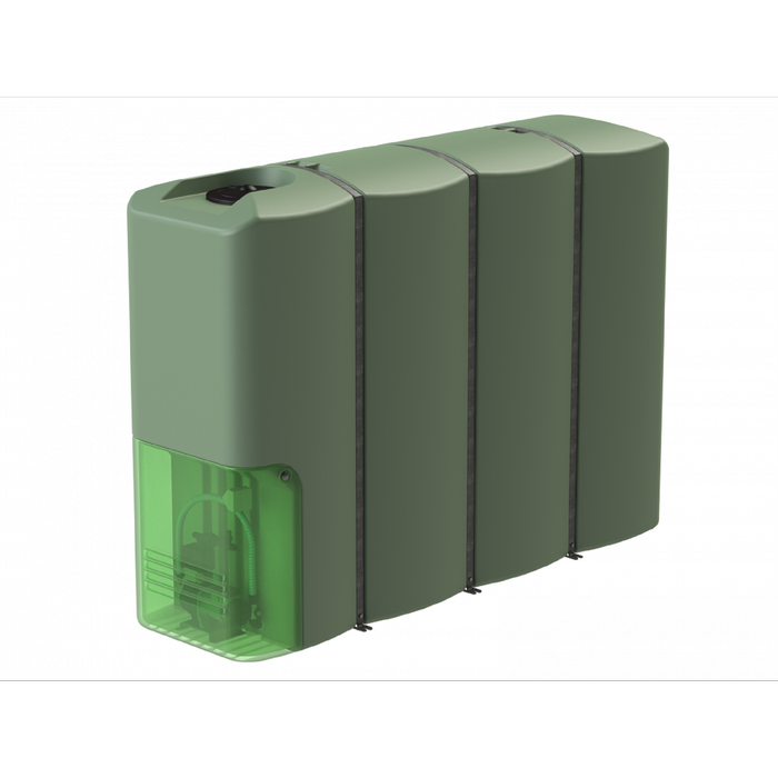 Promax 5000L Mist Green Slimline Water Tank & Pump Combo
