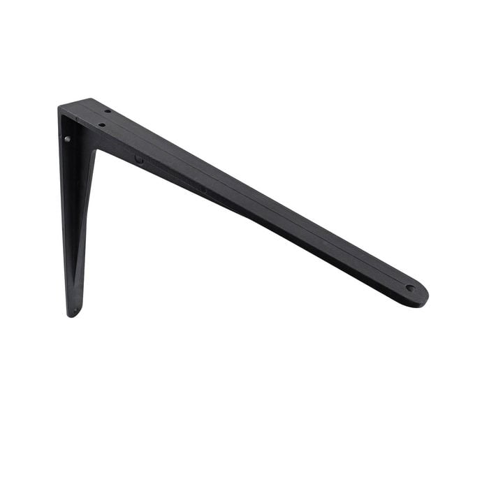 Carinya 340 x 290mm Black Heavy Duty Cast Aluminium Angle Bracket