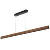 Telbix Lucid Modern Pendant Hanging Lamp Light Aluminium Metal Pvc Wood Wood Tones