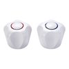 Shaw & Mason White Universal Multi Fit Tap Handles - Pair