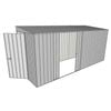 Build-a-Shed 1.5 x 4.5 x 2m Double Sliding Side Door Skillion Shed - Zinc