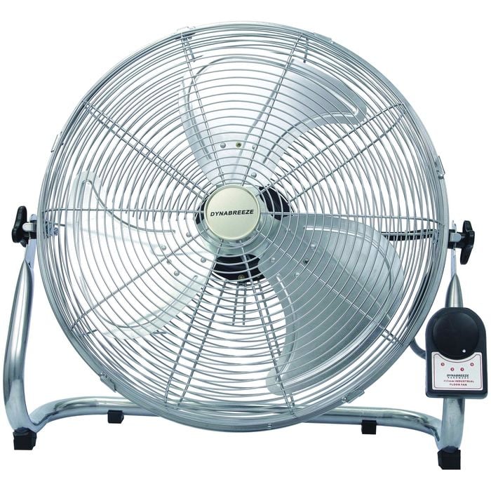 Dynabreeze 450mm Silver Industrial Floor Fan