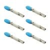 6pk Grabbers Mini Tongs 18cm Stainless Steel/silicone - Blue Sky