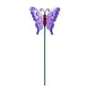 Northcote Pottery Purple Butterfly Metal Stake
