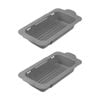 2PK Progressive Expandable Sink Colander Non-Slip Handles Food-Safe Kitchen Tool
