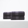 4pc Renee Taylor Brentwood 650gsm Low Twist Bath Sheet Carbon
