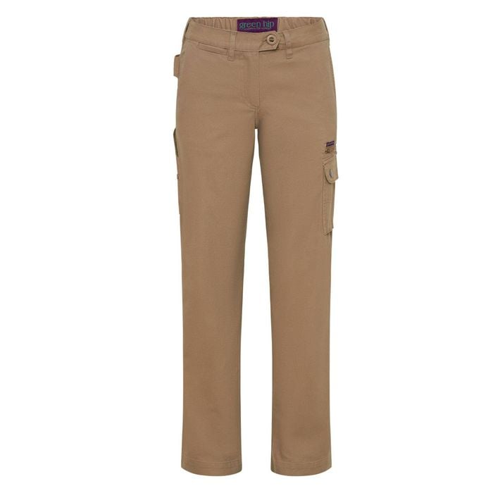 Green Hip Give Cargo Pants Khaki Size 18