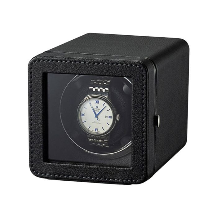 Catzon Automatic Single Watch Winder With Quiet Motor-black