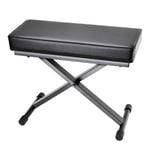 Adam Hall SKT17 Folding Keyboard Bench w/ Extra Thick Padding - Black