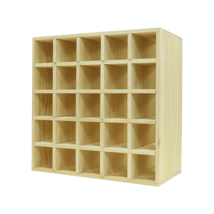 25 Bottles Cube Wine Rack