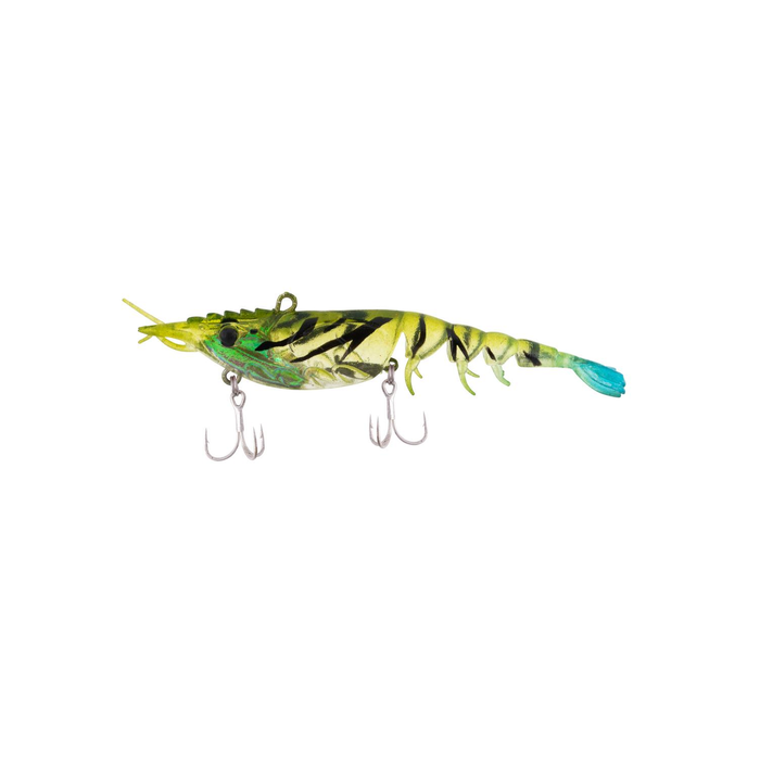 Berkley 2022 Shimma Shrimp 85mm Soft Vibe Fishing Lure Blue Tail Shrimp