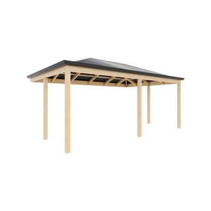 Softwoods 6.0 x 3.8m Hip Ends Pergola / Patio Kit