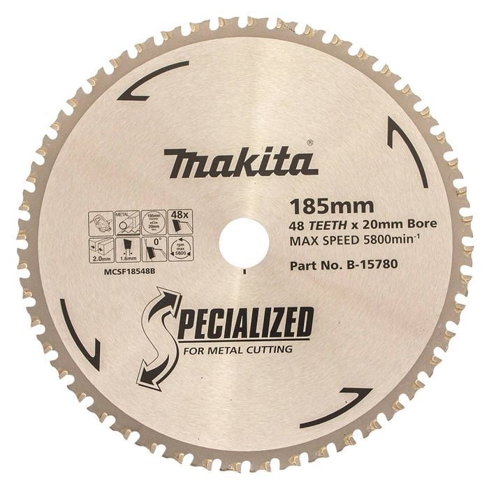Makita 185mm 48T Metal Circ Saw Blade B-15780