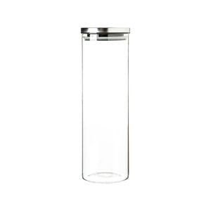 Argon Tableware Glass Storage Jar with Metal Lid - 2 Litre