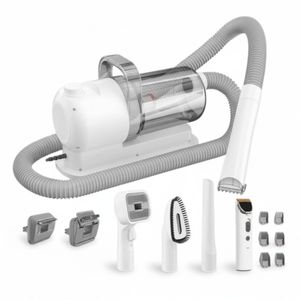 Rooster Farms Dog Grooming Vacuum 7 in 1 Pet Hair Clippers Brush Kit 2.5L