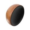 Adoored 48mm Black Round Cabinet Knob - 2 Pack