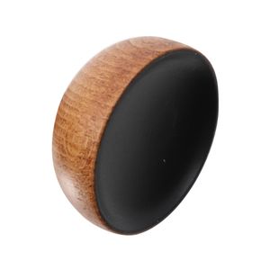 Adoored 48mm Black Round Cabinet Knob - 2 Pack