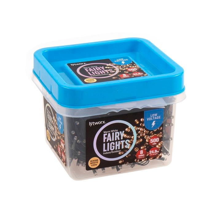 Lytworx Low Voltage Warm White Fairy Lights Pk500