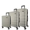 3pc Pierre Cardin 4 Wheel Hard-Shell Suitcase Travel Luggage Set Snow