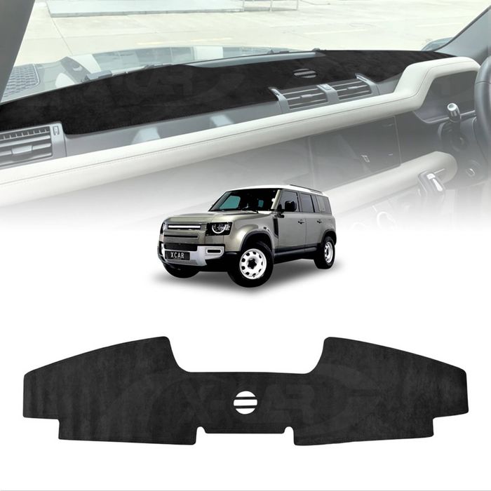 Dash Mat for Land Rover Defender L663 110 2020-Onwards Non-HUD Non-Slip Microfiber Pad Cover