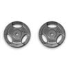 2pk Ezy Grip Standard Disc Weight Plate Home Gym Workout Exercise 7.5kg