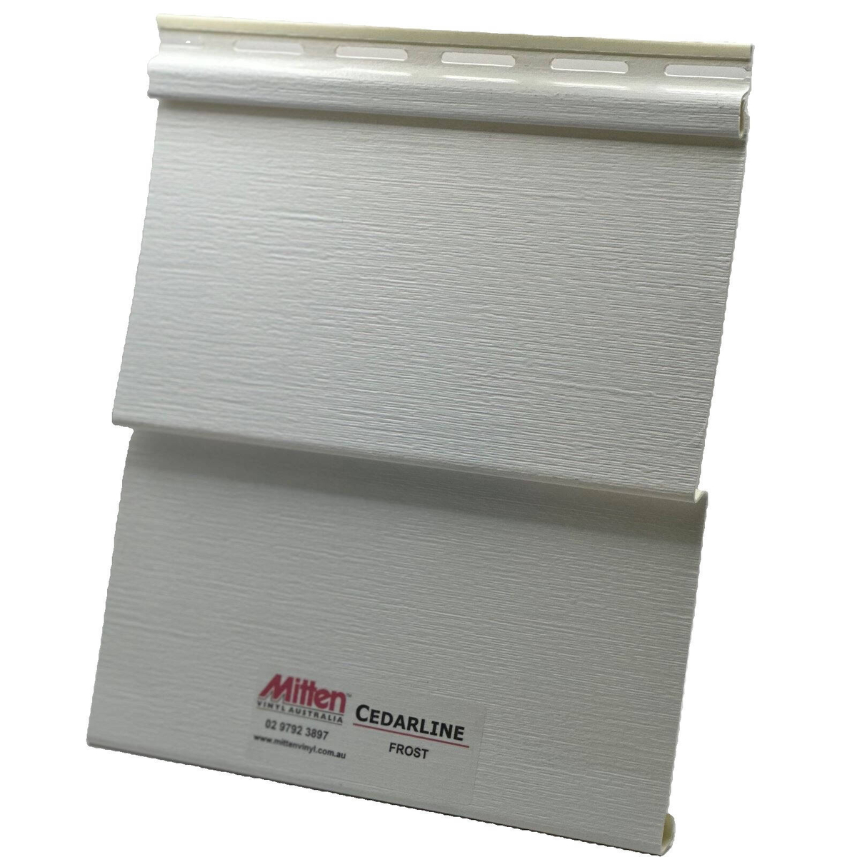 Mitten Vinyl Australia 5.84m shell Frost Cedarline Vinyl Cladding ...