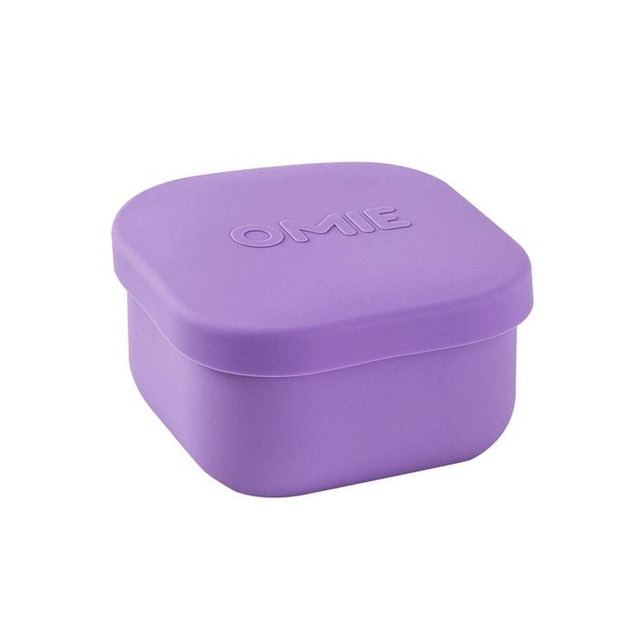 Omie Omiesnack 280ml Silicone Container Lunch Box 5.58x9.65x8.89cm Purple