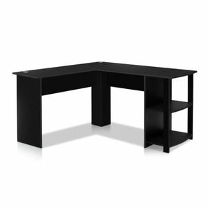 Artiss Ronald Black L-Shaped Corner Office Computer Desk
