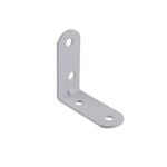 Carinya 50 x 50 x 20 x 1.8mm White Reinforcing Angle Bracket - 8 Pack