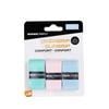 Decathlon - Badminton Comfort Overgrip X 3 Mint Pink Sky Blue - One Size