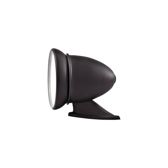 Classic Racing Mirror with Adjustable Head for MG Triumph Jaguar Mini, Black Finish, 95mm Mirror Head