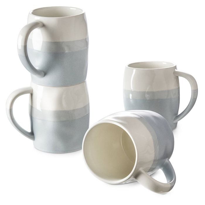 DOWAN Coffee Mugs, 15 oz Coffee Mugs Set of 4