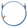 4Cabling 15cm CAT6 Ultra Thin LSZH Ethernet Network Cable - 50 Pack Blue