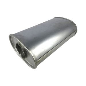 Redback 3" Performance Muffler Centre/centre - 8" X 5" Oval, 10" Long, Aluminised Steel
