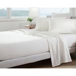Jason Commercial Single Bed Cotton Deluxe Flat Sheet 180x300cm White