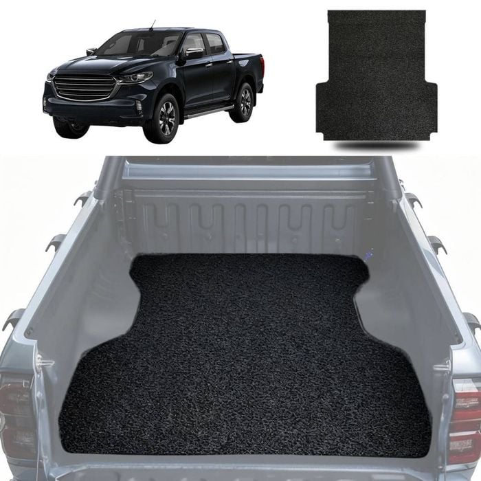 Signature Honeycomb UTE Tub Mat Tray Liner for Mazda BT-50 Dual Cab 2020 - 2024 (TF) - Black