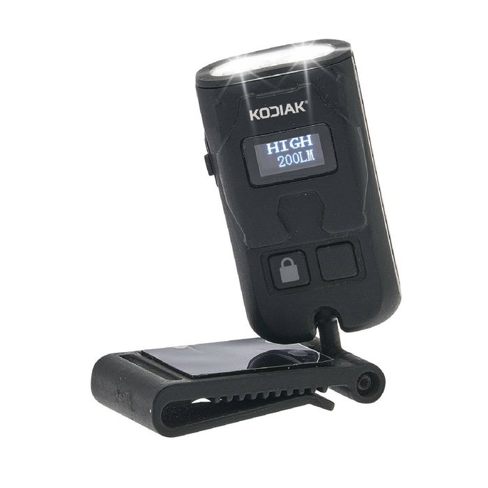 Kodiak 500 Lumen Kaptain EDC Torch With Nano Suction & LCD Screen