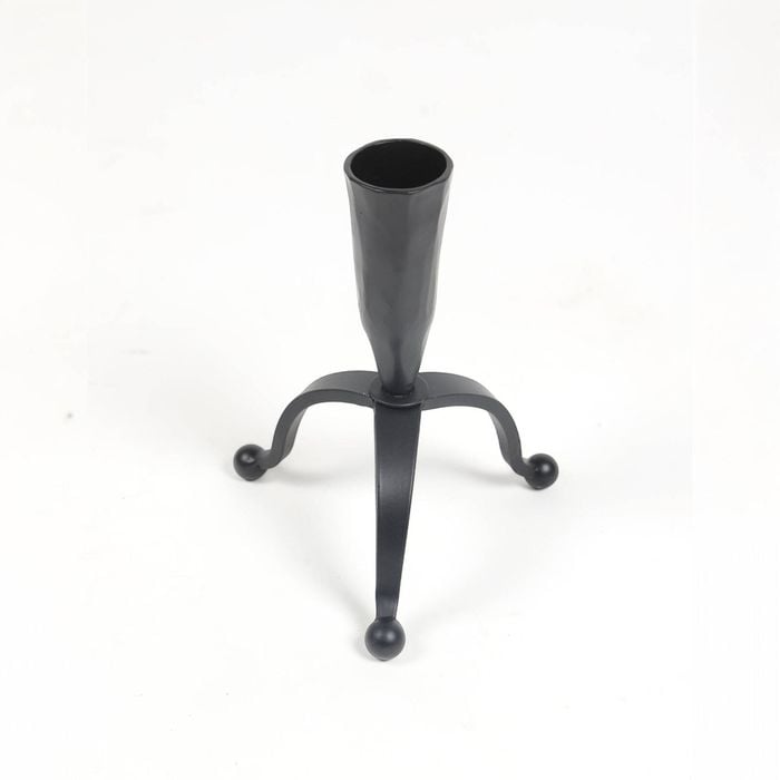 Black Iron Taper Candle Holders